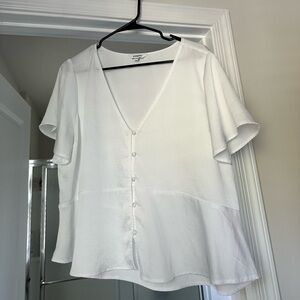 White Express Blouse size L